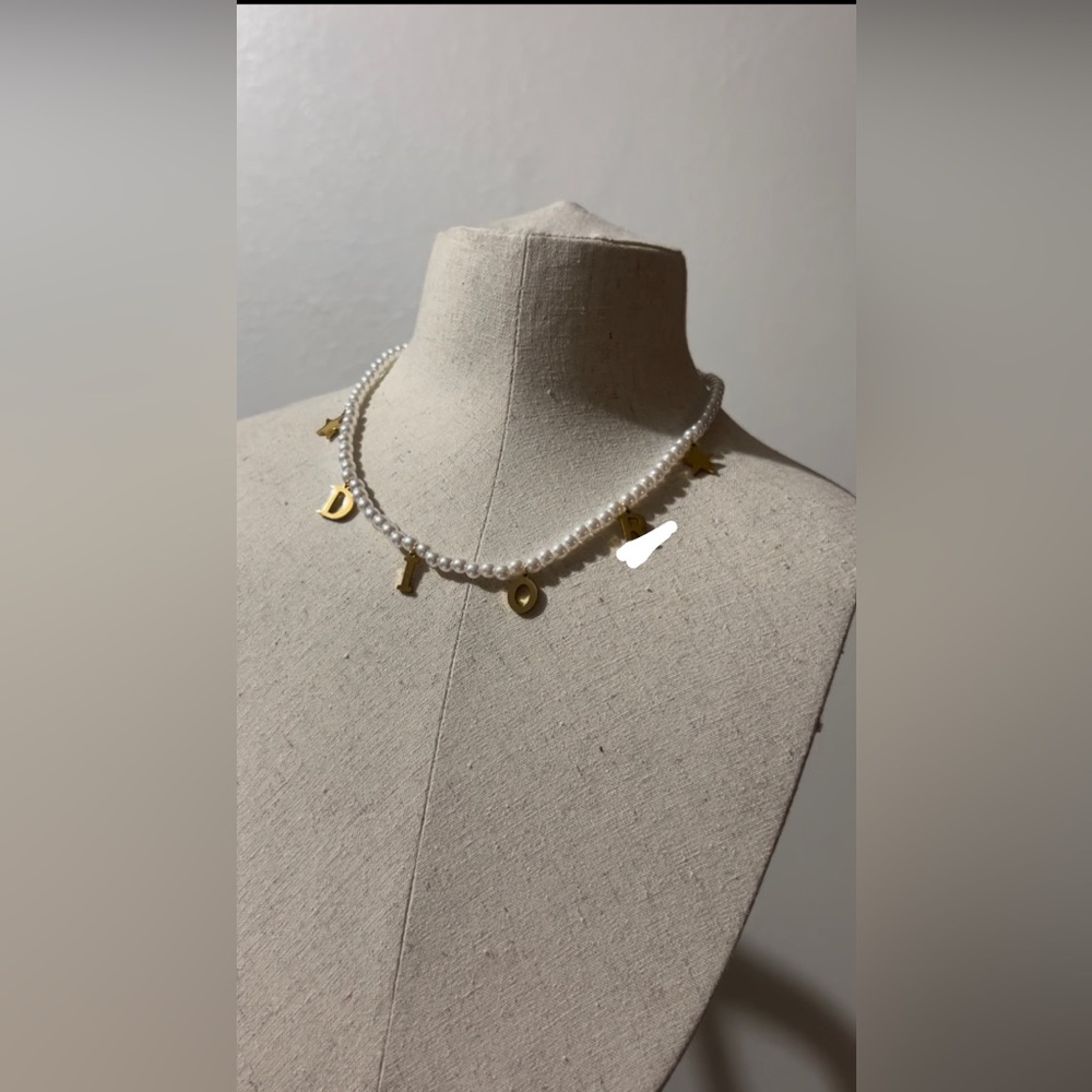 Pearl star necklace